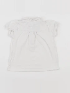 Bouchara - polo blanc - 12 mois