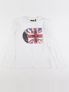 IKKS - tee-shirt blanc - 10 ans