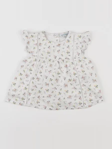 Vertbaudet - blouse blanc - 12 mois