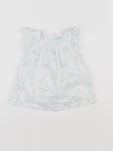 Vertbaudet - blouse blanc - 12 mois