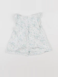 Vertbaudet - blouse blanc - 12 mois