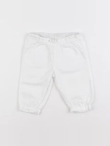 Boutchou - pantalon blanc - 6 mois