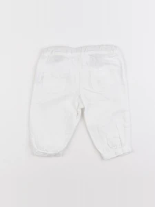 Boutchou - pantalon blanc - 6 mois