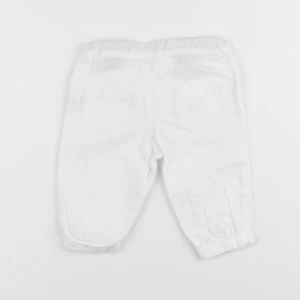 Boutchou - pantalon blanc - 6 mois