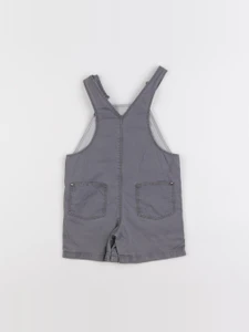 Petit Bateau - salopette gris - 6 mois