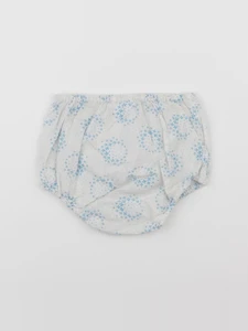 Jacadi - bloomer blanc, bleu - 6 mois