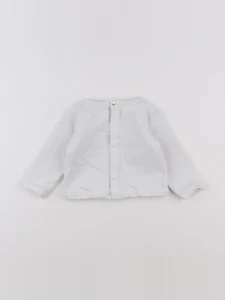 Jacadi - sweat blanc - 12 mois