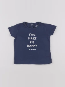 La Redoute - tee-shirt bleu - 6 mois