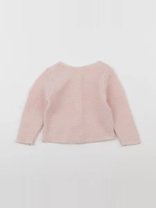 H&M - gilet rose - 6/9 mois