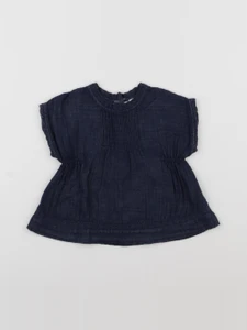 Boutchou - blouse bleu - 12 mois