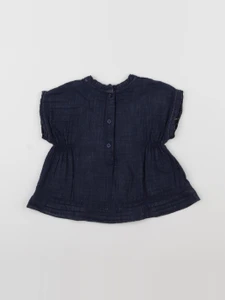 Boutchou - blouse bleu - 12 mois