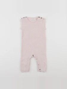 Les Enfantines - combinaison rose - 3 mois