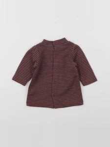 Natalys - sous-pull gris, rouge - 3 mois