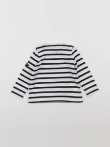 Natalys - tee-shirt blanc, bleu - 6 mois