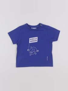 Jacadi - tee-shirt bleu - 12 mois