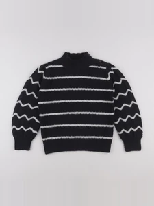 IKKS - pull bleu, blanc - 10 ans