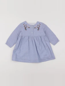 Boutchou - robe bleu - 12 mois