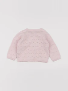 Boutchou - gilet rose - 6 mois