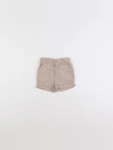 Vertbaudet - short beige - 9 mois