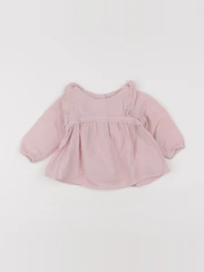 Bonton - blouse rose - 6 mois