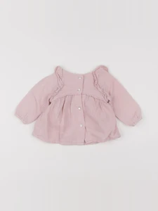 Bonton - blouse rose - 6 mois