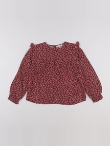 Vertbaudet - blouse rouge - 8 ans