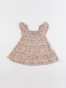 Vertbaudet - robe multicolore - 6 mois