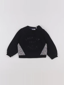 IKKS - sweat bleu - 18 mois