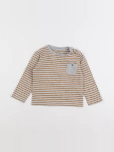 Vertbaudet - tee-shirt gris - 2 ans