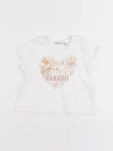 IKKS - tee-shirt blanc - 18 mois