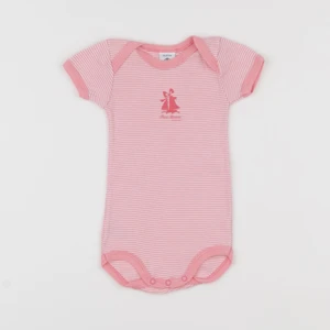 Petit Bateau - body rose - 6 mois