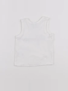 Petit Bateau - maillot de corps blanc - 12 mois