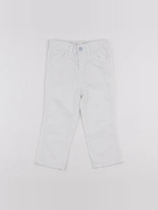 Gocco - pantalon blanc - 12/18 mois