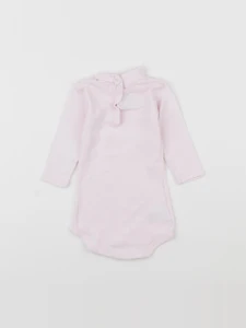 Petit Bateau - body à col rose - 6 mois