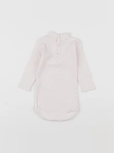 Petit Bateau - body à col rose - 6 mois