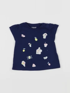 Vertbaudet - tee-shirt bleu - 3 mois