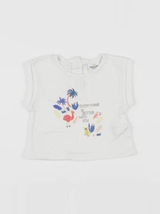 Vertbaudet - tee-shirt blanc - 3 mois