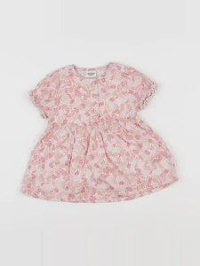 Tape à l'oeil - robe rose, blanc - 6 mois