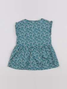 Tape à l'oeil - robe vert - 9 mois
