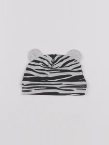 H&M - bonnet de naissance gris, noir - 1 mois
