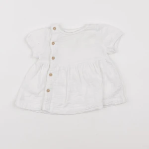 Boutchou - blouse blanc - 6 mois