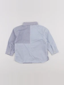 Zara - chemise bleu, blanc - 18 mois à 2 ans