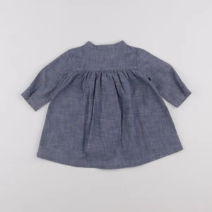 Petit Bateau - robe bleu - 6 mois