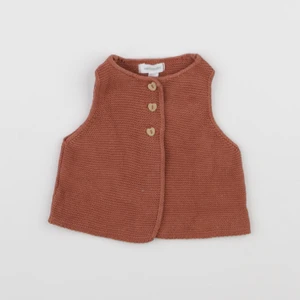 Vertbaudet - gilet marron - 1 mois