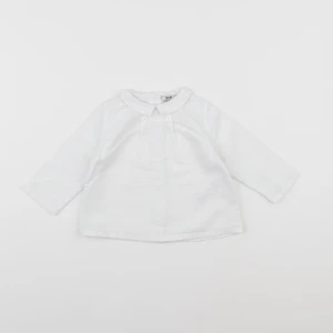 Cyrillus - blouse blanc - 9 mois