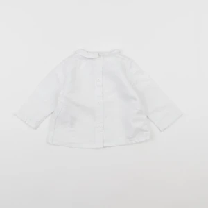 Cyrillus - blouse blanc - 9 mois