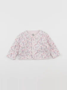 Petit Bateau - gilet rose - 6 mois