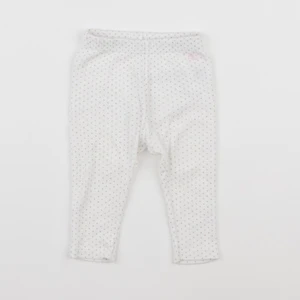 Petit Bateau - legging blanc - 6 mois