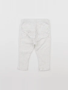 Petit Bateau - legging blanc - 6 mois