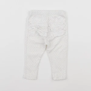 Petit Bateau - legging blanc - 6 mois